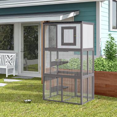 Wayfair outdoor cat hot sale enclosure